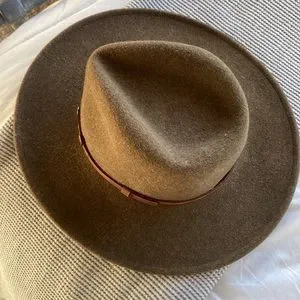 Buffalo Wool Co | Accessories | Brown Wool Western Hat 